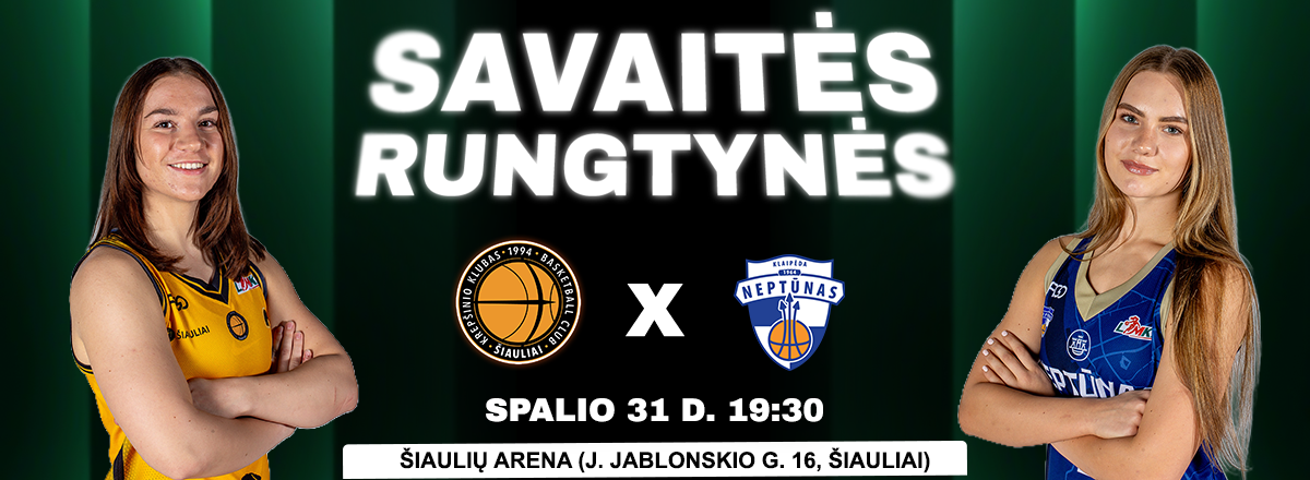 Savaitės rungtynių skelbimas